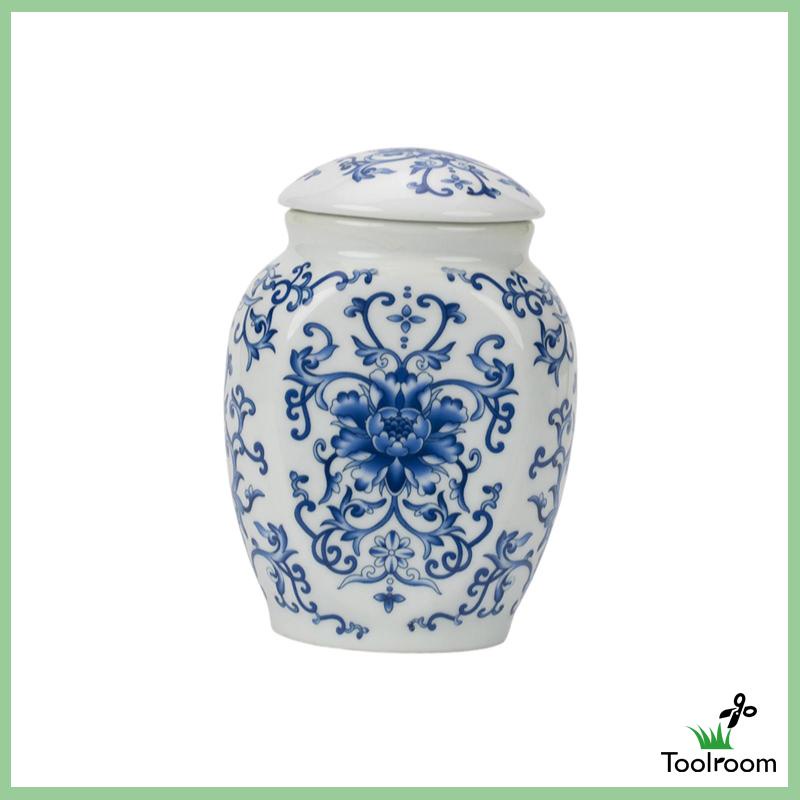 Lọ Gốm Đựng Trà Có Nắp Đậy Sắp Xếp Gọn Gàng