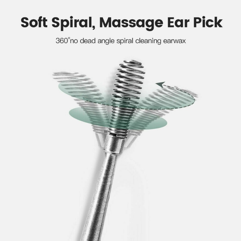 Set 6 Dụng Cụ Lấy Ráy Tai Chuyên Nghiệp Bằng Thép Không Gỉ