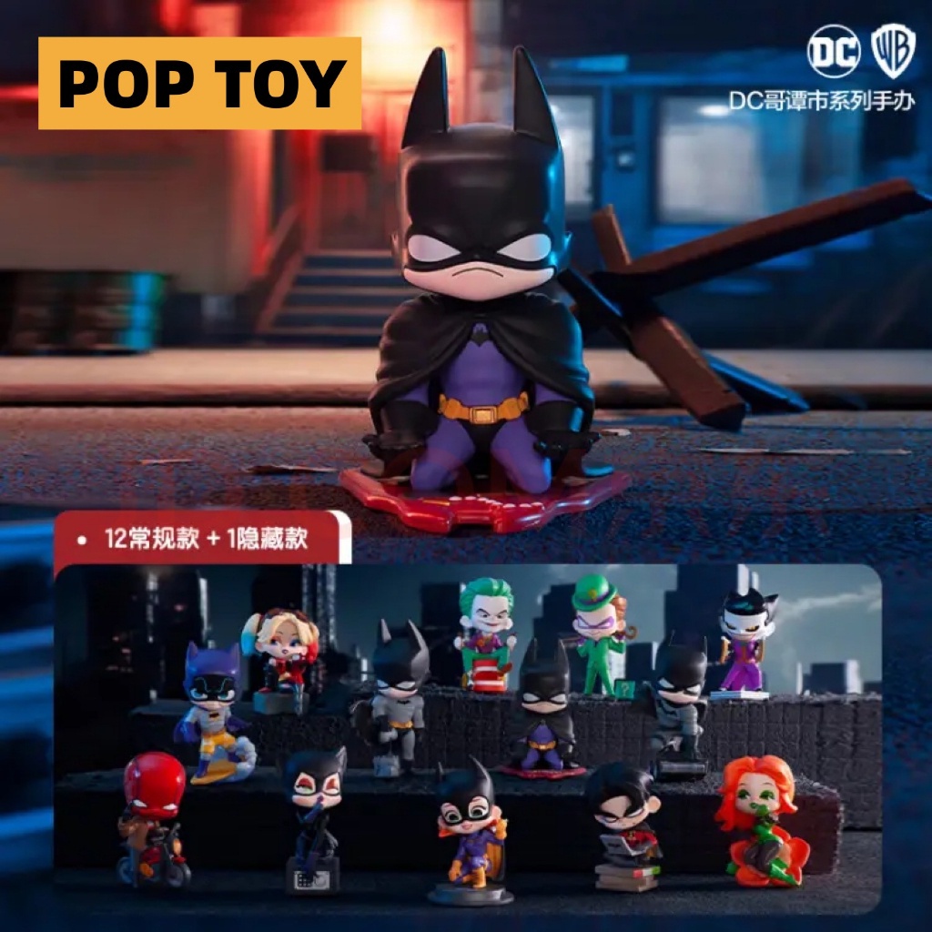 Mô Hình Búp Bê Gotham City Series Popmart Dễ Thương Dùng Làm Quà Tặng Cho Bạn Bè