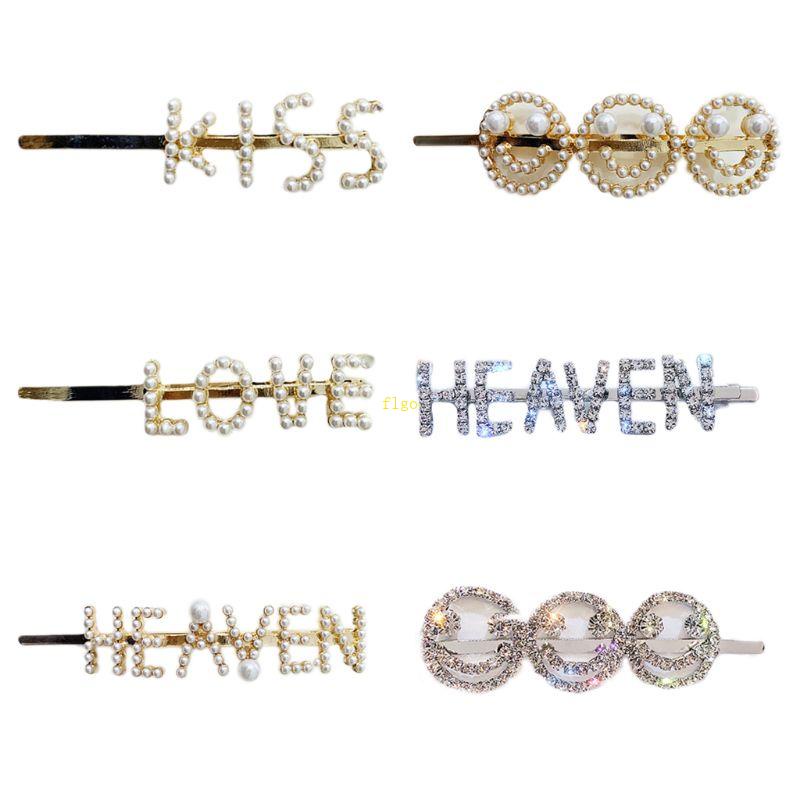 Kẹp Tóc Đính Kim Cương Giả Hình Mặt Cười Phong Cách Hàn Quốc