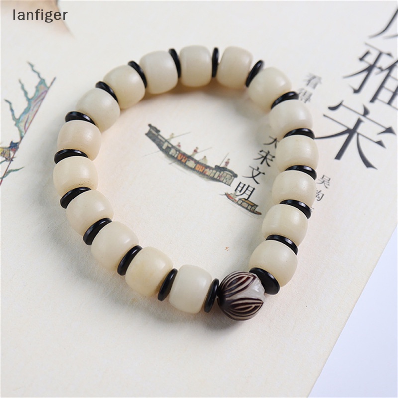 Vòng Tay Chuỗi Hạt Bồ Đề Màu Trắng Tự Nhiên