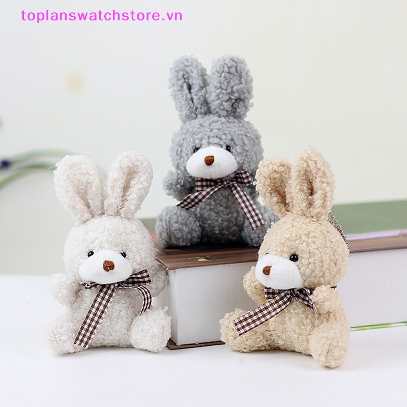 Móc Khóa Hình Thỏ Nhồi Bông 11Cm Dễ Thương