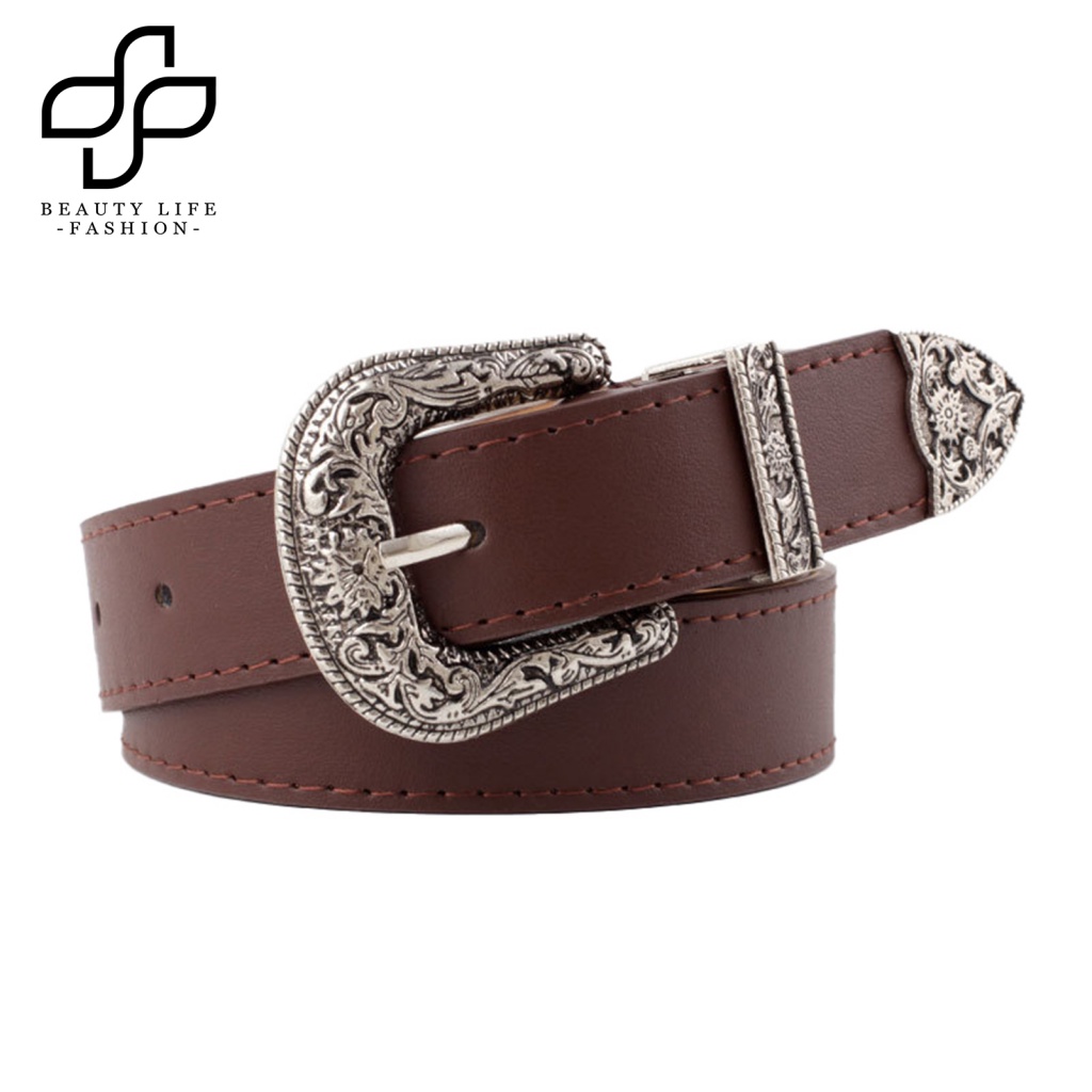 Thắt Lưng Bản Rộng Phong Cách Retro Đơn Giản Nhỏ Gọn Bền Bỉ