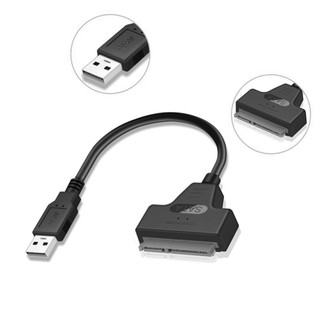 Cable Adapter Sata To Usb 2.0/Type C 22Pin Solid State Mechanical Mobile Hard Disk For 2.5 Inch Ssd Drives [Q/2]