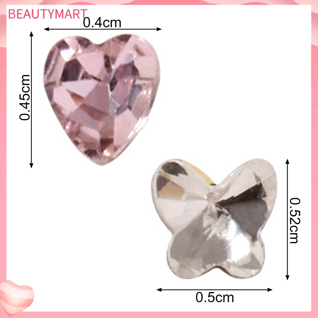 Set 10 Phụ Kiện Trang Trí Móng Nghệ Thuật Tạo Hiệu Ứng Pha Lê 3D Màu Sắc Sống Động Sáng Tạo Dành Cho Học Sinh Charms