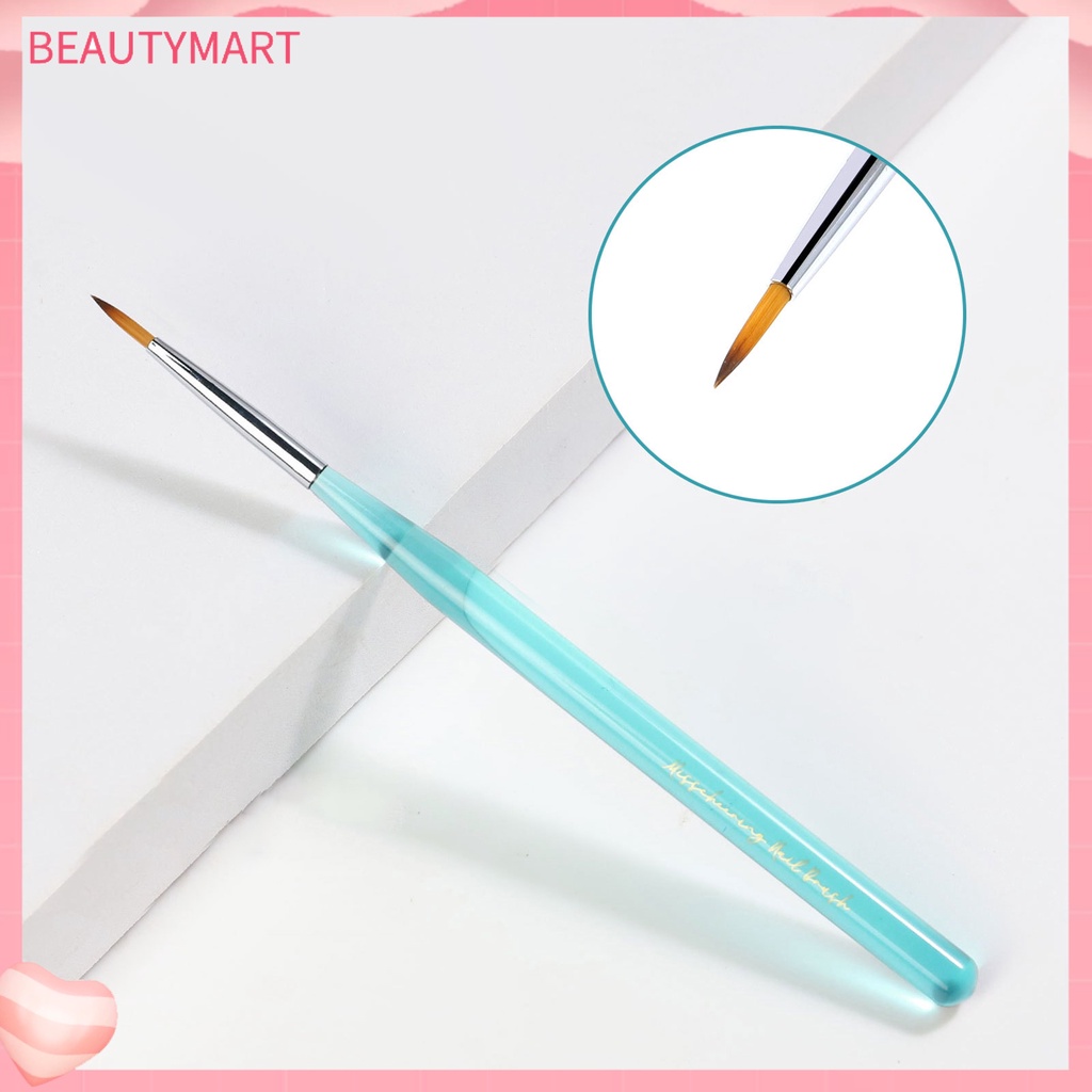 Cọ Trang Trí Móng Tay Sợi Nylon Mềm Chống Trượt Tiện Dụng