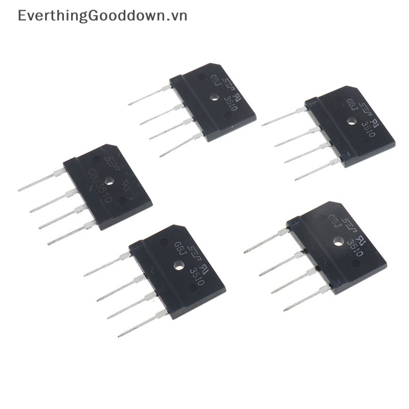 Set 5 Cầu Chỉnh Lưu GBJ3510 GBJ3510 35A 1000V Chuyên Dụng