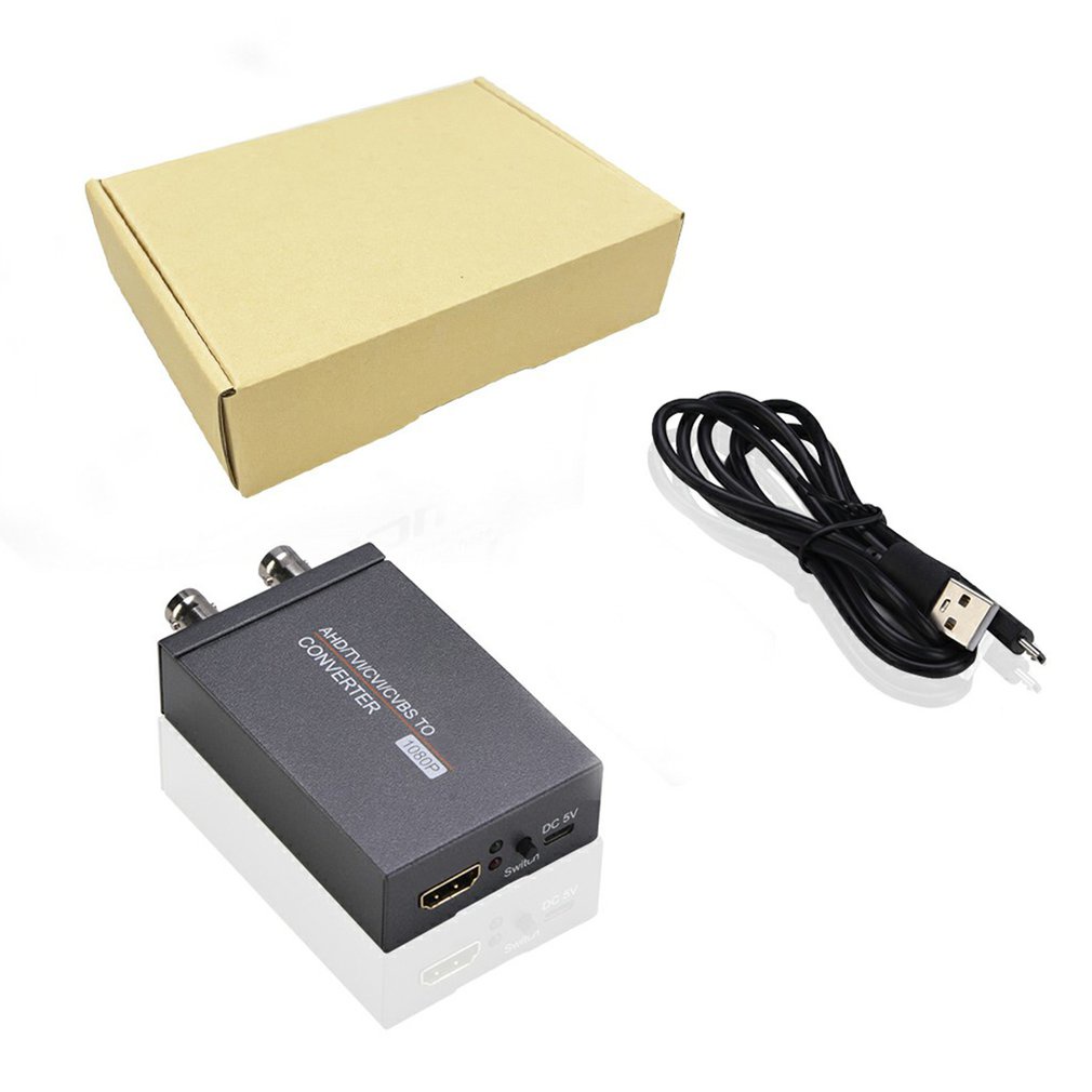 Nk-T8 Ahd/Tvi/Cvi/Cvbs To Hdmi-Compatible Converter Adapter Full Hd 4K Video For Converting Belt Ring [Q/1]