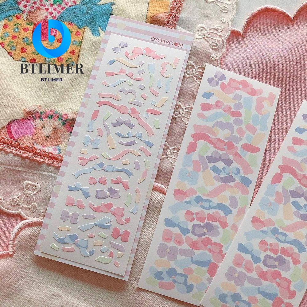 Nhãn Dán Trang Trí Điện Thoại Nhật Ký Tự Dính Lấp Lánh Kiểu Hàn Quốc