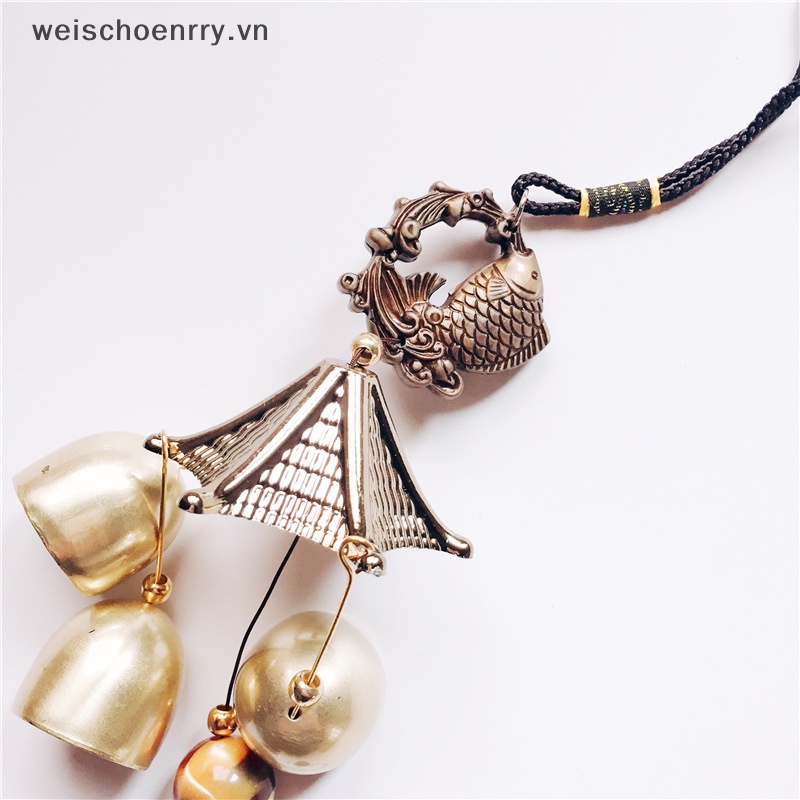 1 Chuông Gió Kim Loại Trang Trí Sân Vườn Phong Cách Trung Hoa