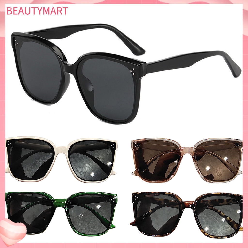 Kính Mát Gọng Vuông Siêu Nhẹ Chống Tia UV Trong Suốt Thời Trang Cho Cặp Đôi