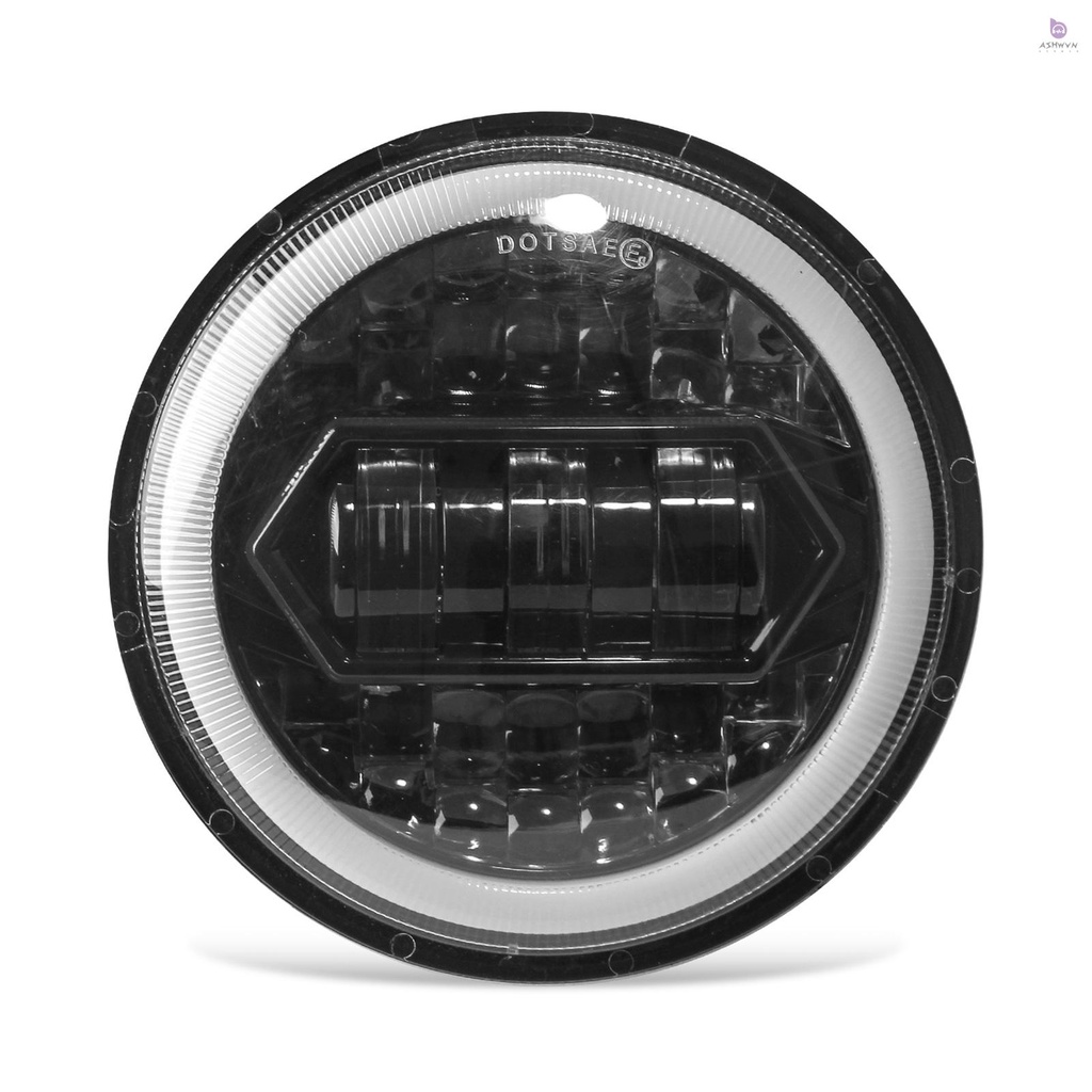 1 Đèn Pha LED 5.75in 6000K 20000LM Không Thấm Nước IP67 Chất Lượng Cao Cho Xe Mô Tô