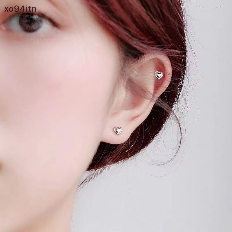1 Đôi Khuyên Tai Nữ Hình Trái Tim Thời Trang