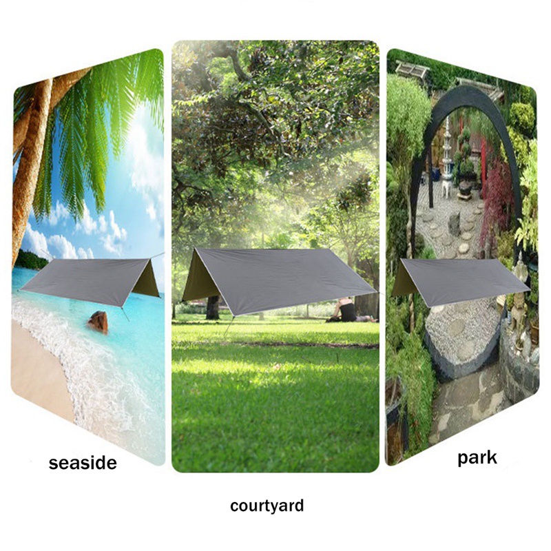 Bộ Lều Bạt Che Nắng Chống Nước Cho Hoạt Động Cắm Trại Ngoài Trời