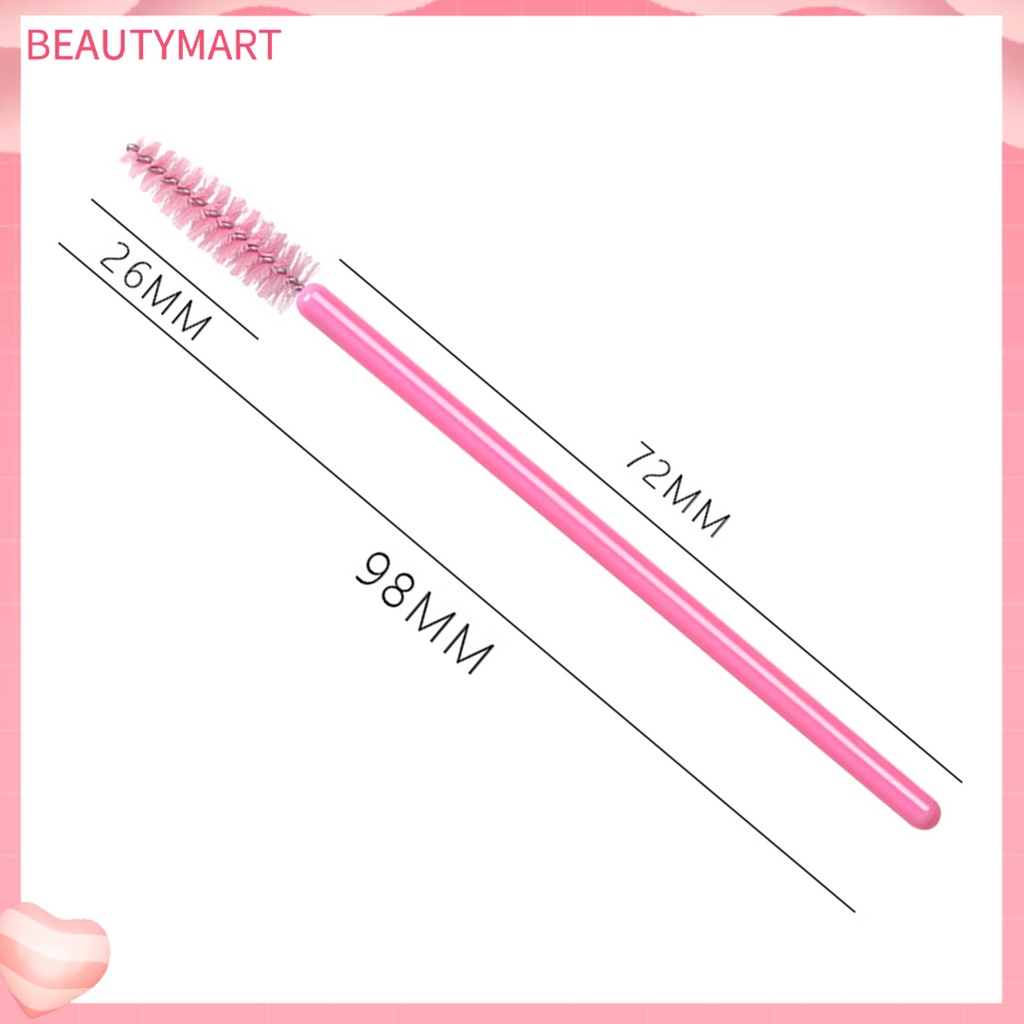 Túi 50 Cọ Chải Lông Mi Bằng Nhựa Sử Dụng Một Lần