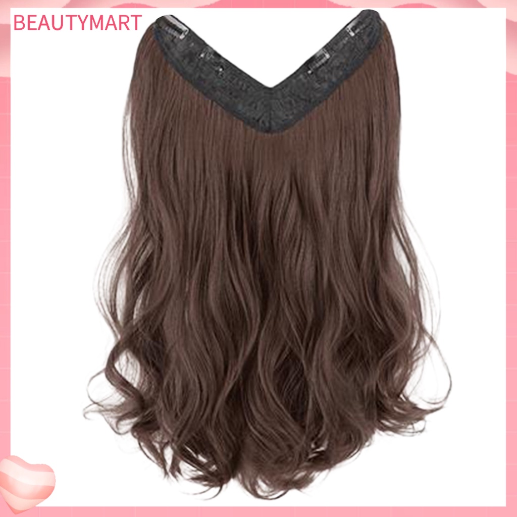 [beautymart] Tóc Giả Xoăn Dài Không Thấm Hút Mồ Hôi Hình Chữ U Mô Phỏng Như Tóc Dày Cho Nữ Sử Dụng