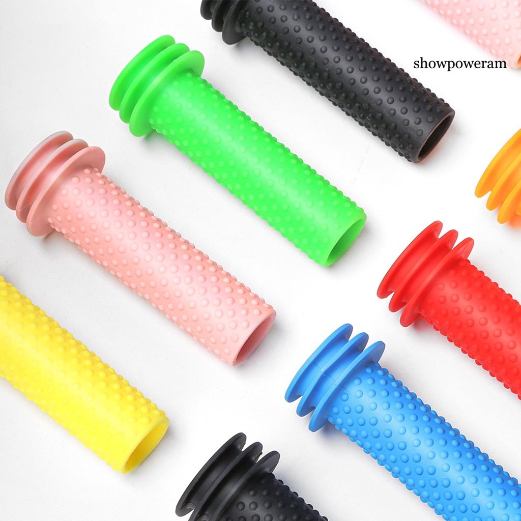 1 Cặp Vỏ Bọc Tay Lái Xe Đạp Bằng Silicon Mềm Chống Trượt