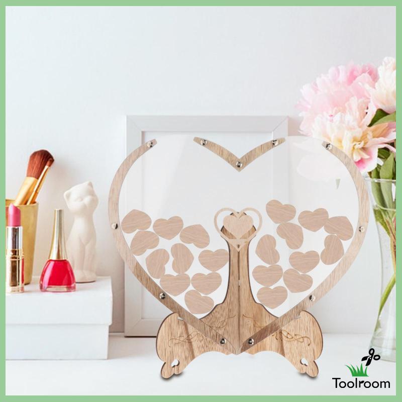 Sổ Tay Hình Trái Tim Dùng Trang Trí Đám Cưới