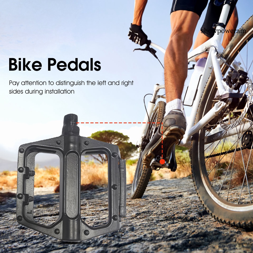 1 Cặp Bàn Đạp Xe Đạp Trái / Phải Bằng Hợp Kim Nhôm Siêu Nhẹ Chất Lượng Cao