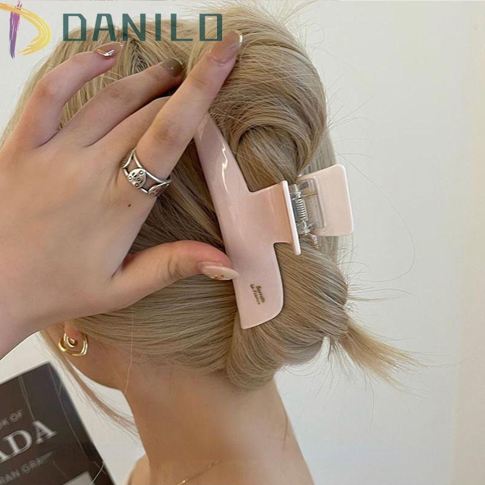 Danilo Kẹp Tóc Đuôi Ngựa Cỡ Lớn Thiết Kế Đơn Giản Thanh Lịch Cho Nữ