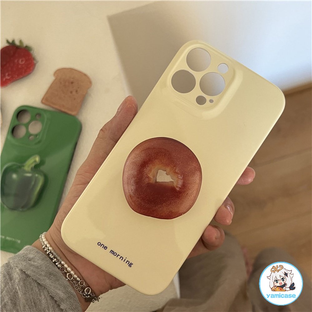 Giá Đỡ Điện Thoại Hình Bánh Mì / Dâu Tây / Rau Củ Nhân Tạo Thông Dụng