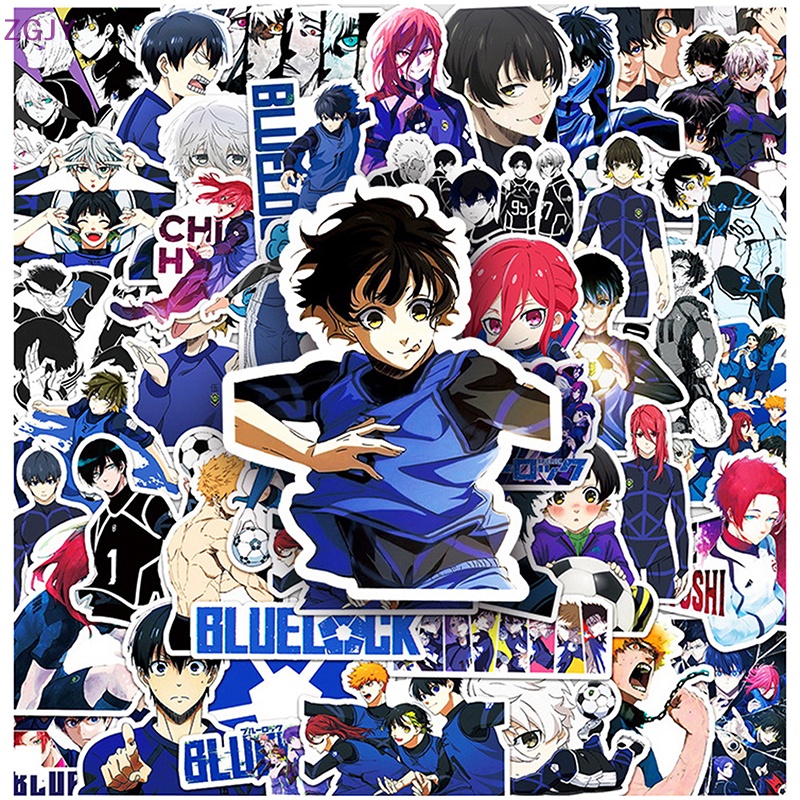 Bộ 50 Miếng Dán Họa Tiết Anime Vui Nhộn Trang Trí Laptop / Sổ Tay Mới