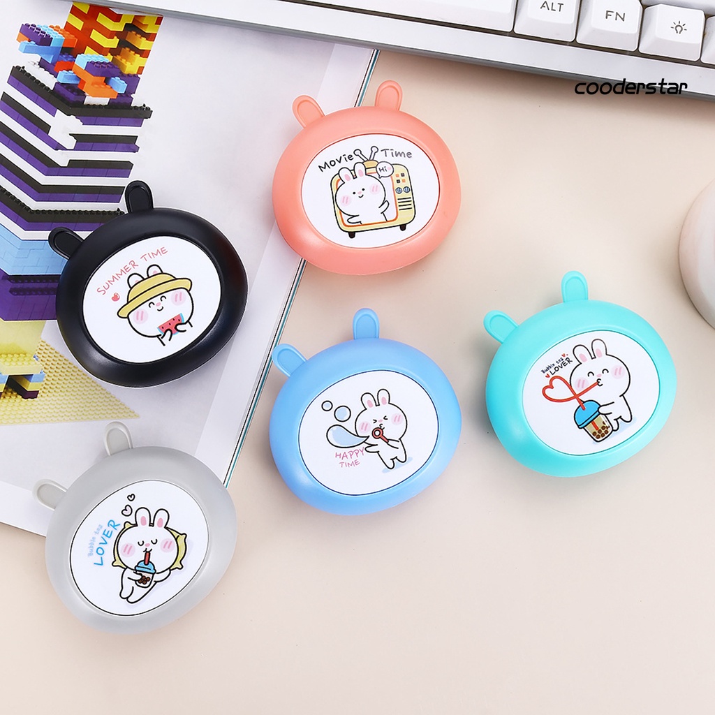 Tai Nghe Nhét Tai Có Dây 3.5mm Kiểu Dáng Thể Thao Kèm Hộp Đựng Họa Tiết Hoạt Hình Cho Bé