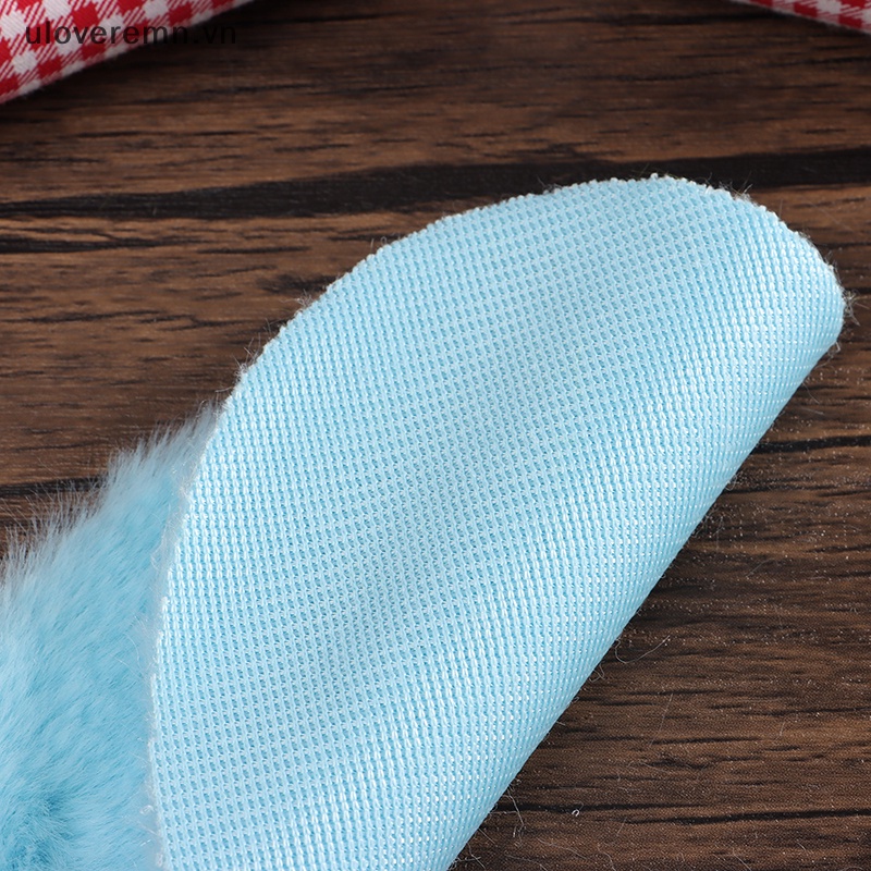 1 Thảm Lông Lót Sàn Hình Oval Trang Trí Nhà Búp Bê