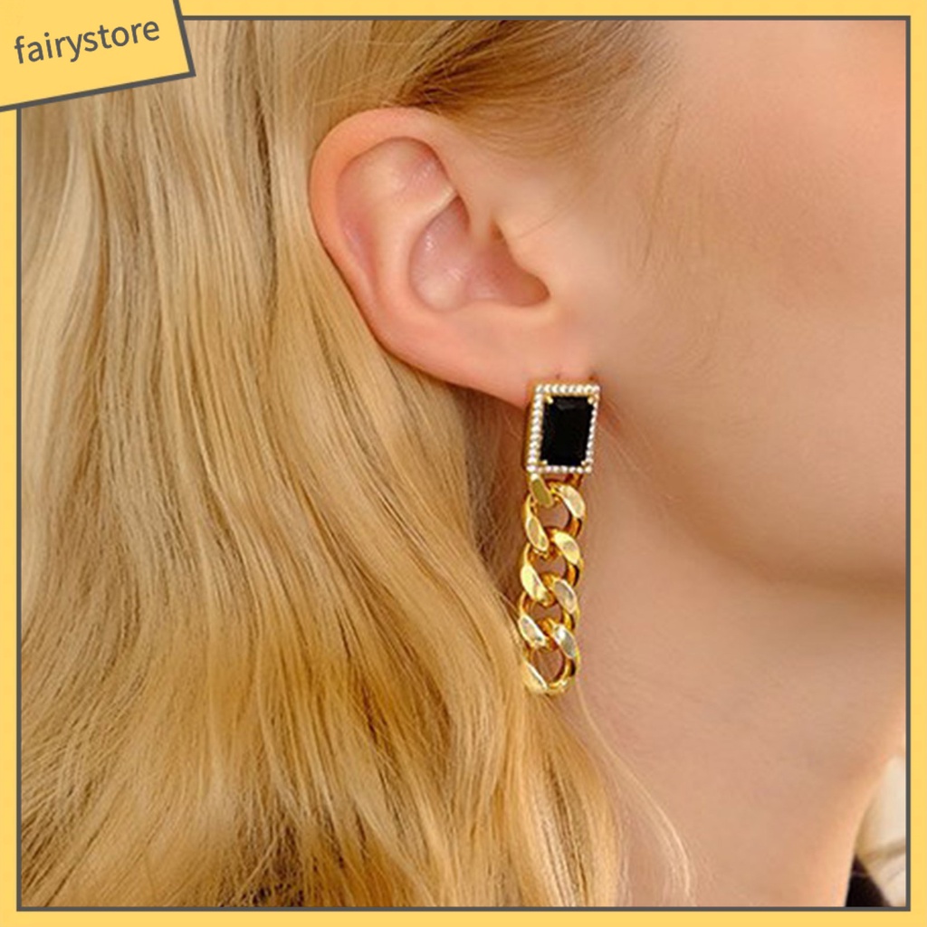 [FRO] Vòng cổ Mặt Khung Hình Giọt Nước Lấp Lánh Phong Cách Cổ Điển