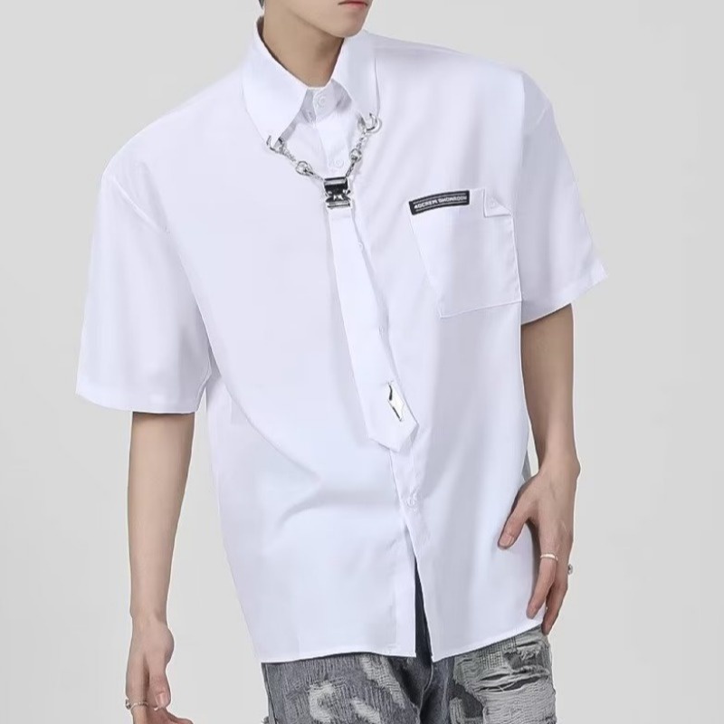 Áo Sơ Mi Ngắn Tay Nhiều Màu Sắc Thời Trang Mùa Hè Dành Cho Nam