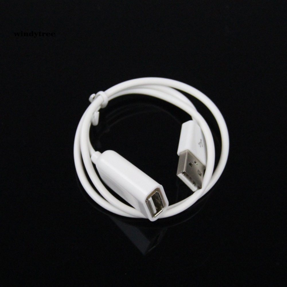 Cáp Nối Dài USB 2.0 Đầu Cắm Sang Ổ Cắm Bằng Kim Loại PVC Màu Trắng Dài 1m 3Ft