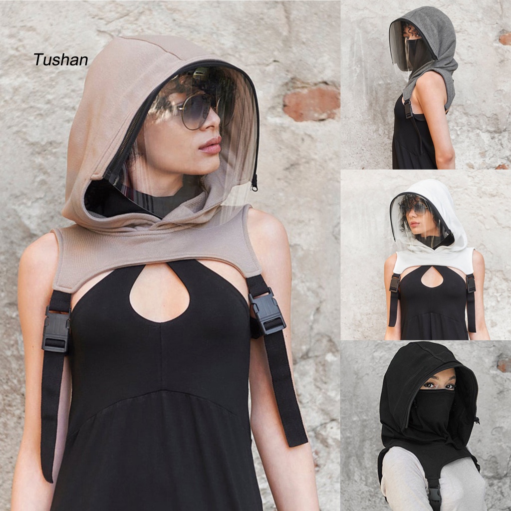 Tấm Che Mặt Có Khóa Kéo Có Thể Tháo Rời Tiện Dụng