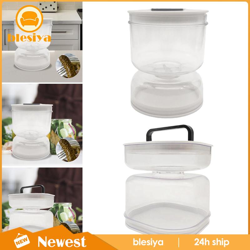 Hũ Thủy Tinh Trong Suốt Có Nắp Lật Dùng Đựng Gia Vị / Trái Cây / Tỏi / Nấm