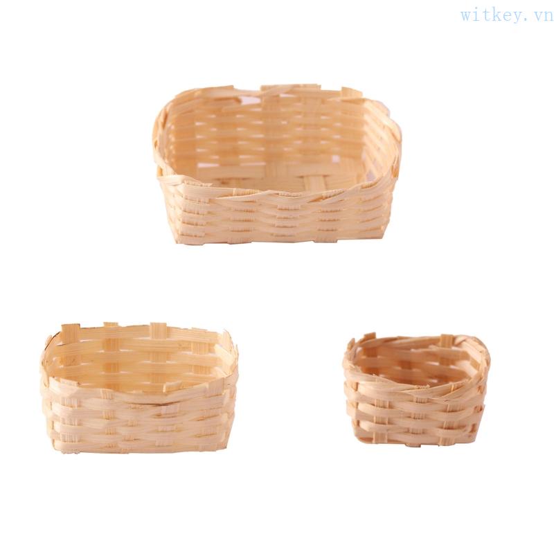 Giỏ Đựng Trái Cây Mini 1 / 12 Độc Đáo Trang Trí Nhà Búp Bê DIY