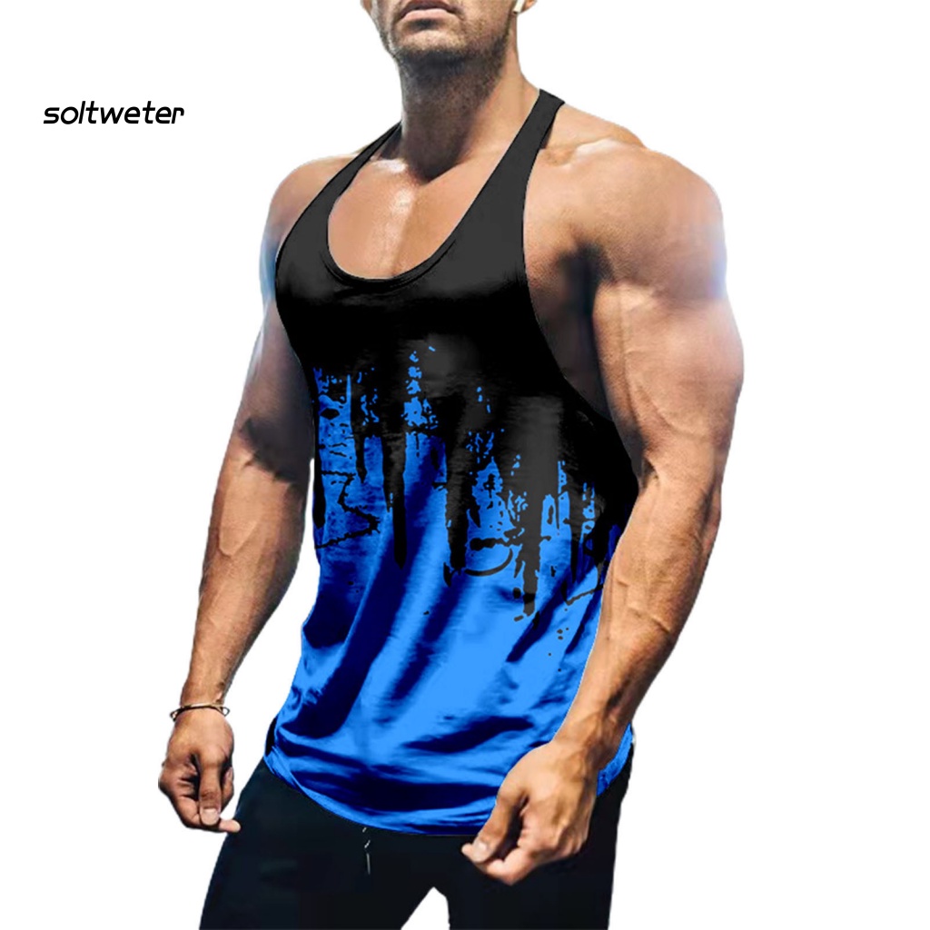 Áo nam Ngắn Tay In Hình 3D Kỹ Thuật Số Màu Sắc Sáng Tạo