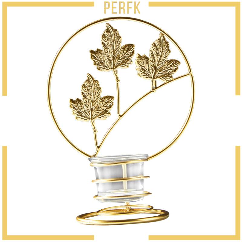 Giá Đỡ Nến Hình Chiếc Lá Bằng Kim Loại Trang Trí Tiệc Cưới / Năm Mới
