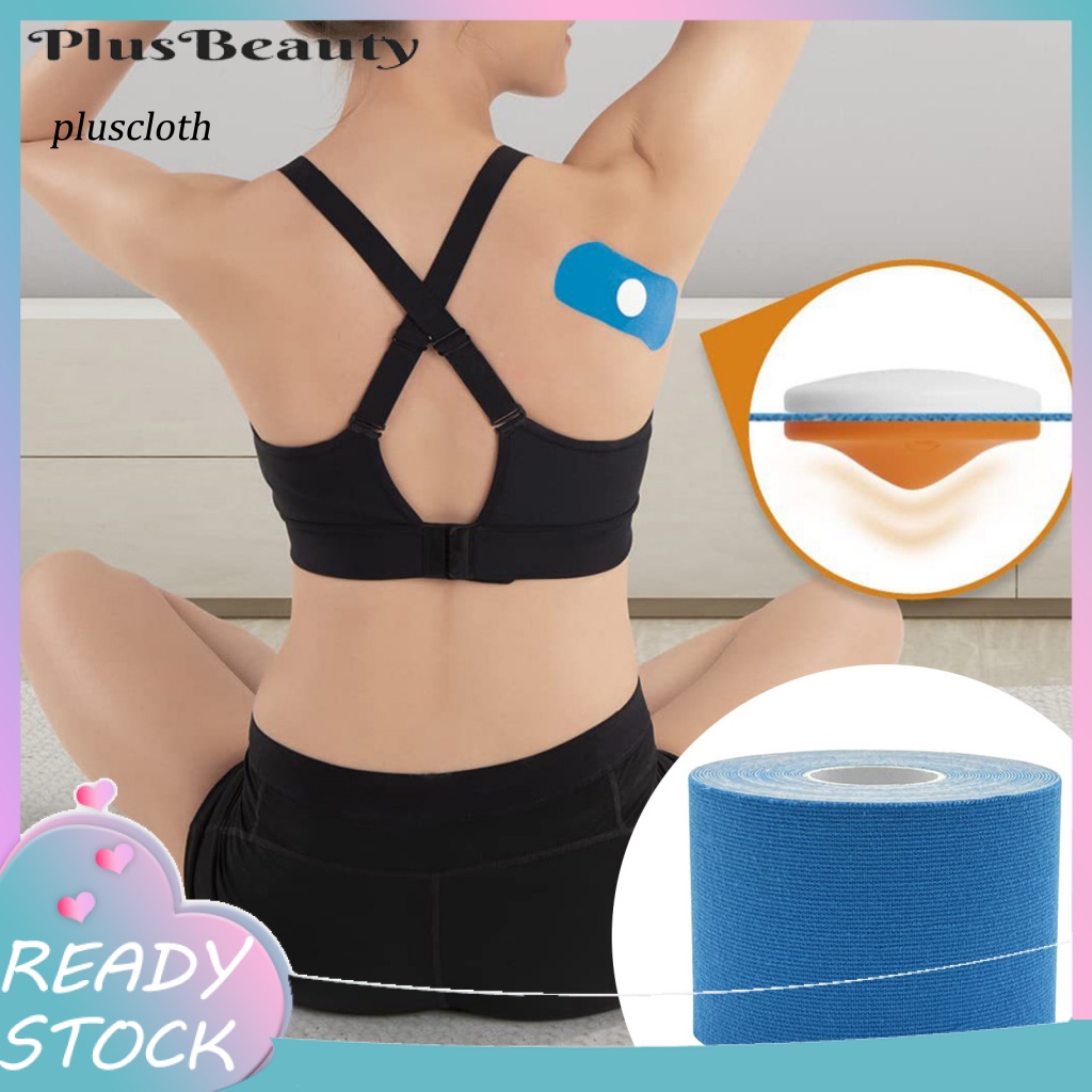 Bộ 3 Băng Dán Thể Thao 5cm Có Nút Kích Hoạt Giảm Đau Cơ Bắp