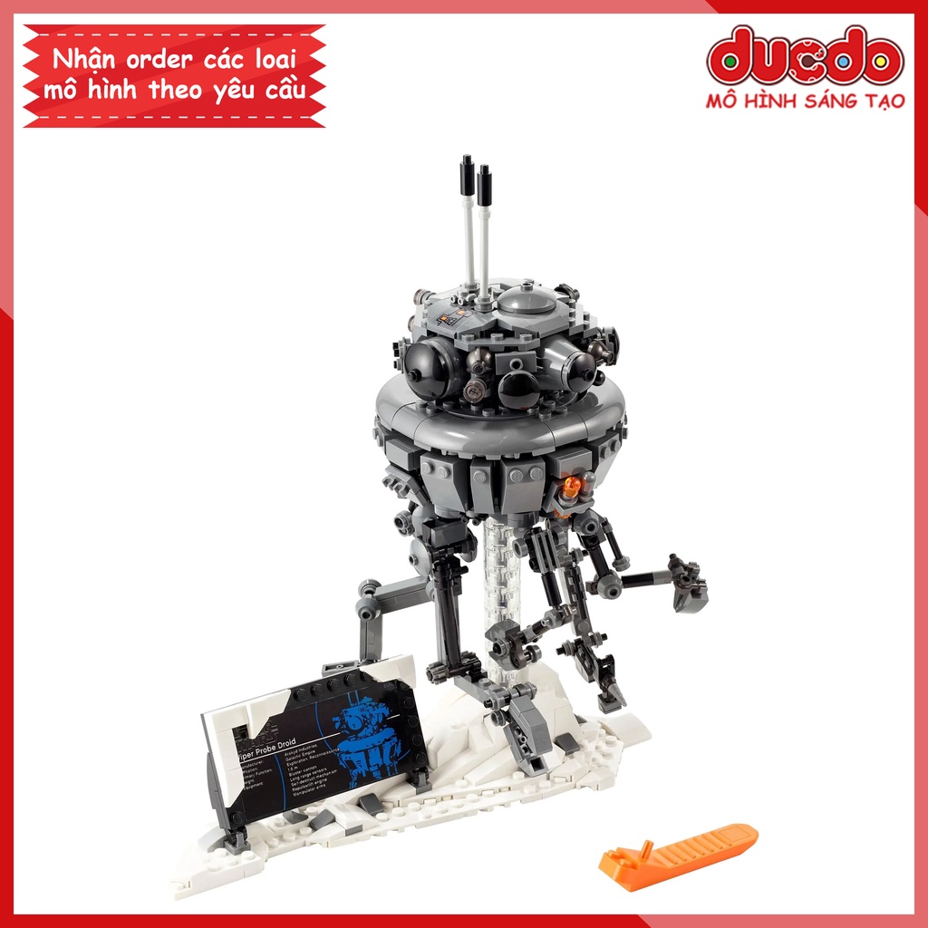 99918 Lắp ghép Chiến tranh giữa các vì sao Tàu thăm dò hoàng gia Droid - Đồ chơi Xếp hình Mô hình 75