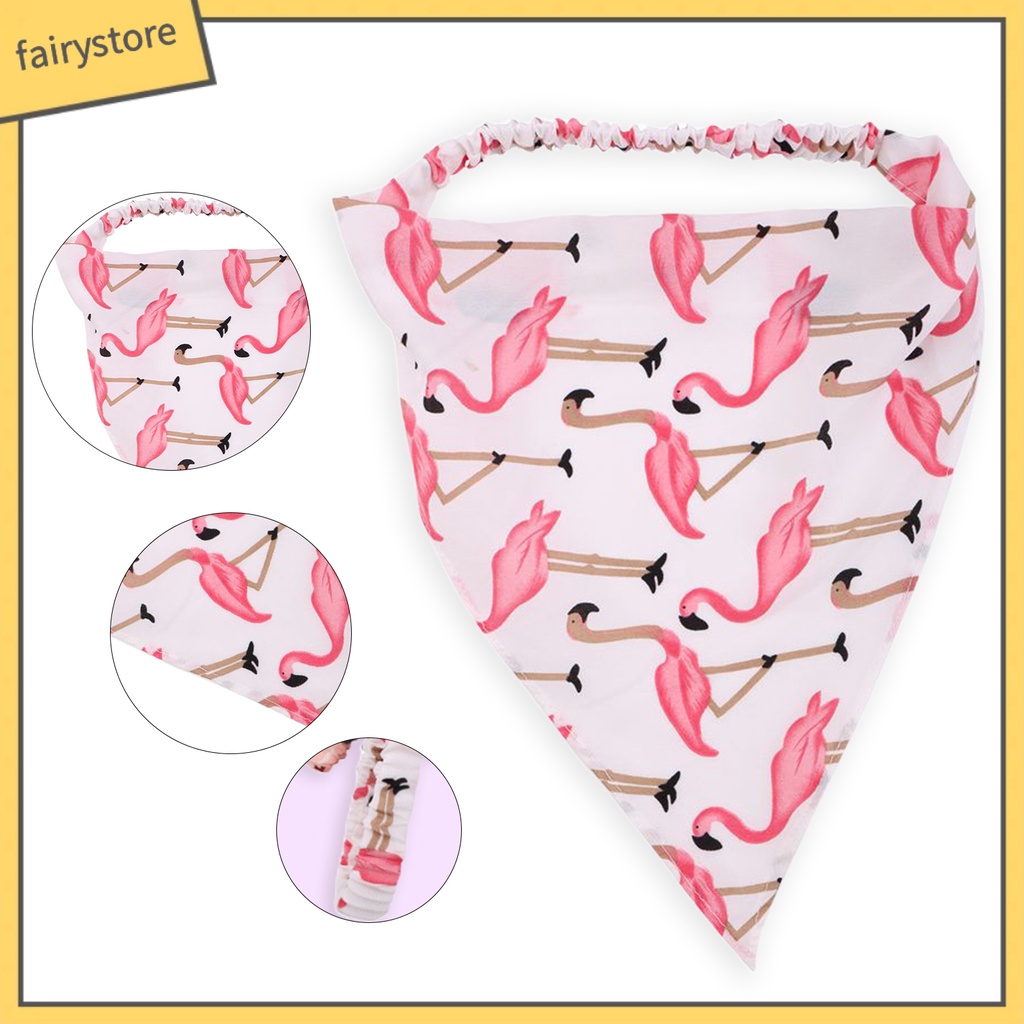 Khăn Choàng Cổ Co Giãn Thoáng Khí In Họa Tiết Hoa / Tam Giác Cổ Điển Cho Nữ