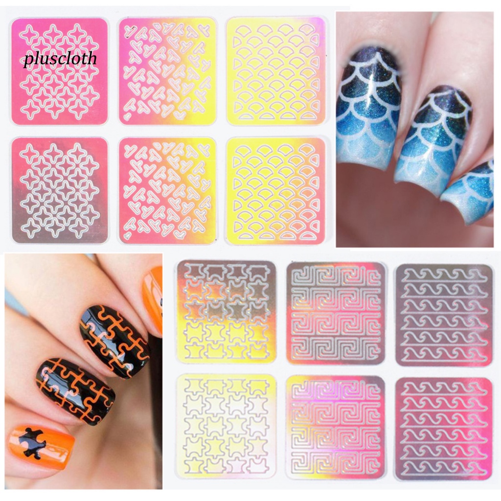 Set 24 Khuôn Tạo Họa Tiết Trang Trí Móng Tay Nghệ Thuật