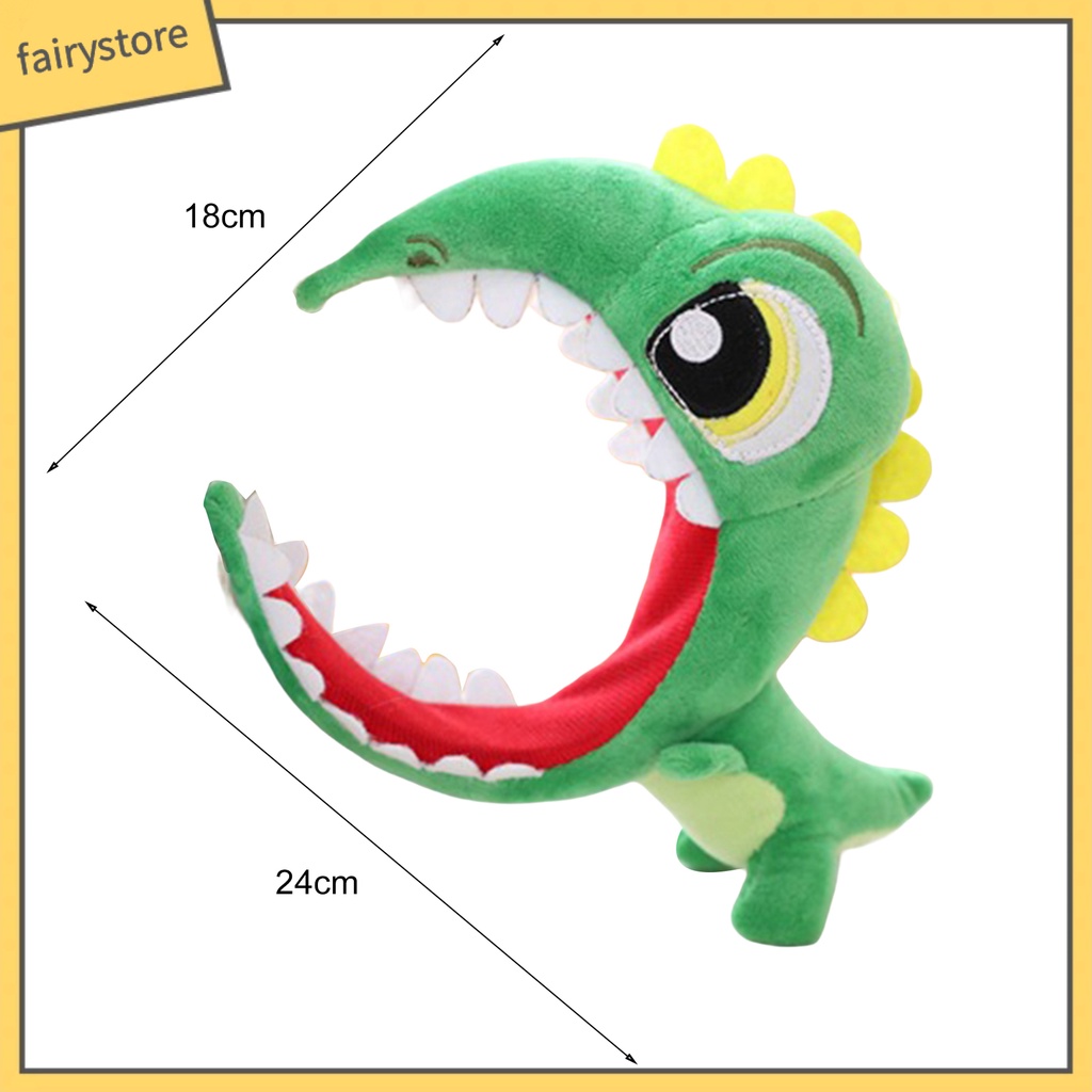 [FRO] Băng Đô Cài Tóc Bằng Cotton PP Hình Khủng Long Xanh Lá Dễ Thương Quyến Rũ Chống Vỡ Dễ Thương Để Chụp Ảnh Trang Trí Cửa