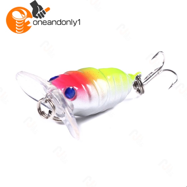 Mồi Câu Cá Giả Hình Côn Trùng Nhiều Màu Sắc 4.4g Dài 4cm