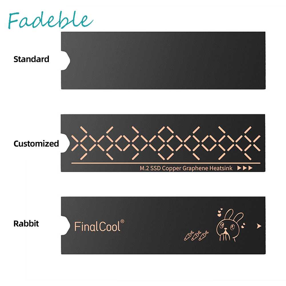 Set 2 Miếng Đệm Làm Mát 0.2mm Chuyên Dụng Dành Cho Bộ Phận Tản Nhiệt Bộ Chuyển Đổi SSD 2 Nvme 2 Nvme Chất Lượng Cao