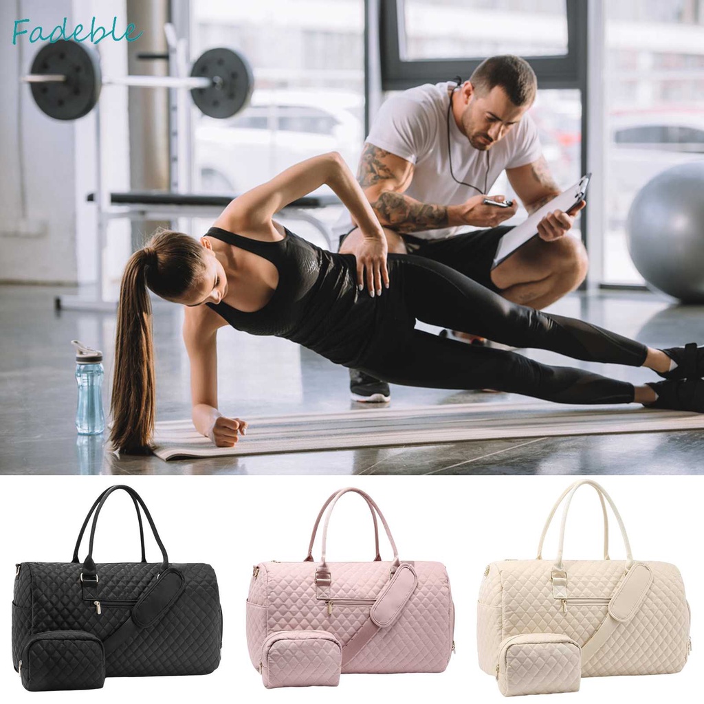 Túi Đựng Mỹ Phẩm Du Lịch / Tập Thể Thao Chia Ngăn Khô Và Ướt Tiện Dụng Cho Nữ