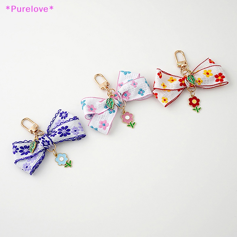 1 Móc Khóa Hình Hoa Hướng Dương Thắt Nơ Xinh Xắn Mới