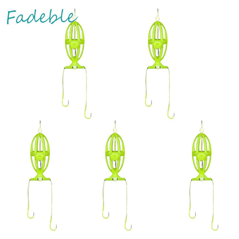 Set 4 Lồng Nhựa Đựng Mồi Câu Cá Tiện Lợi