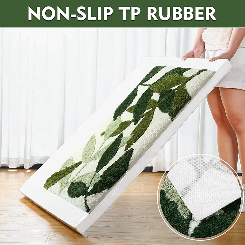 Thảm Chùi Chân Chống Trượt Thấm Hút Nước Tốt Tiện Dụng Cho Nhà Tắm