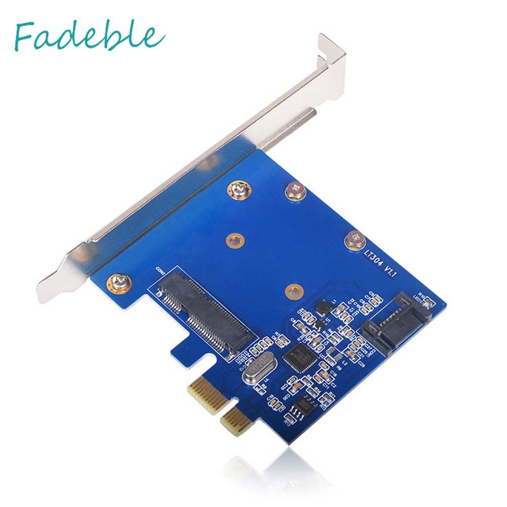Card Mở Rộng PCI-E X1 Sang MSATA SSD SATA 3.0 6Gbps PCIe SATA