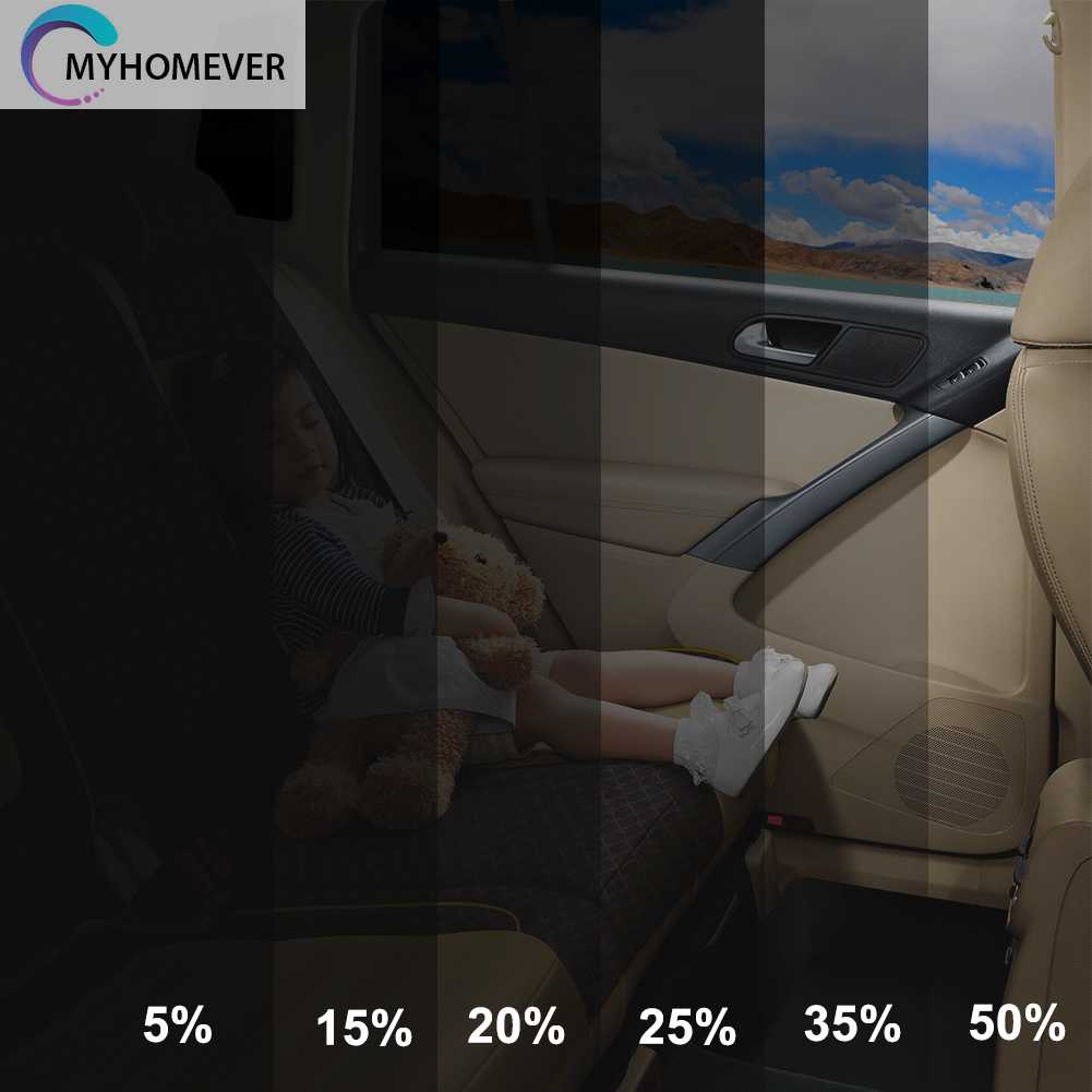 Cuộn Film Dán Kính Cửa Sổ Xe Hơi Màu Đen 1mx50cm VLT