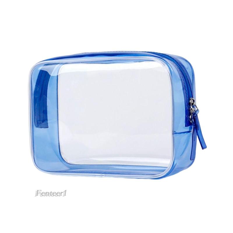 Túi Đựng Mỹ Phẩm Fenteer1 Màu Trong Suốt Tiện Dụng Cho Nữ